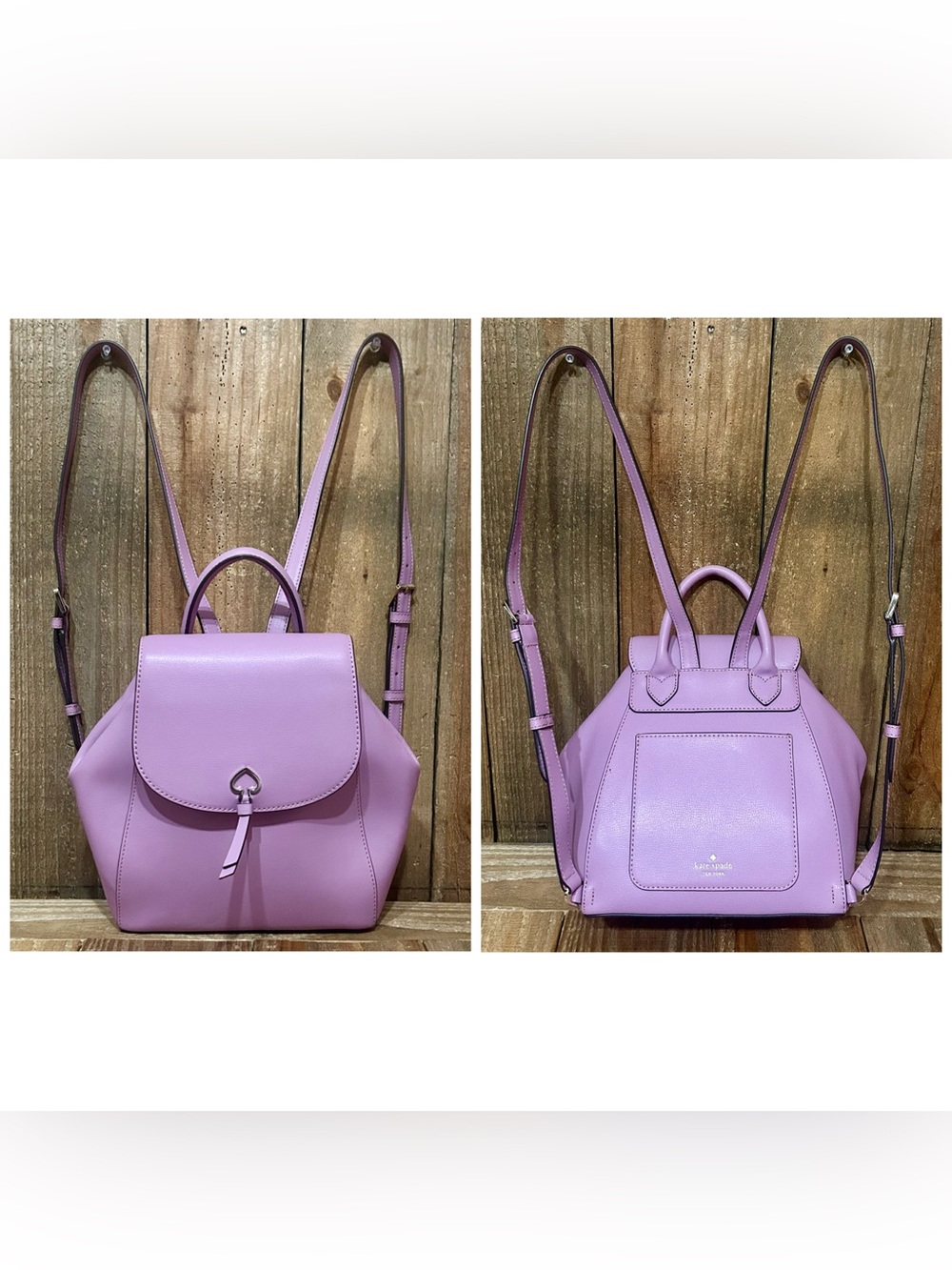 Kate Spade. 5 Piece: Adel Backpack with Free Scarf, Dust Bag, Bracelet & Bag. - Picture 7 of 16